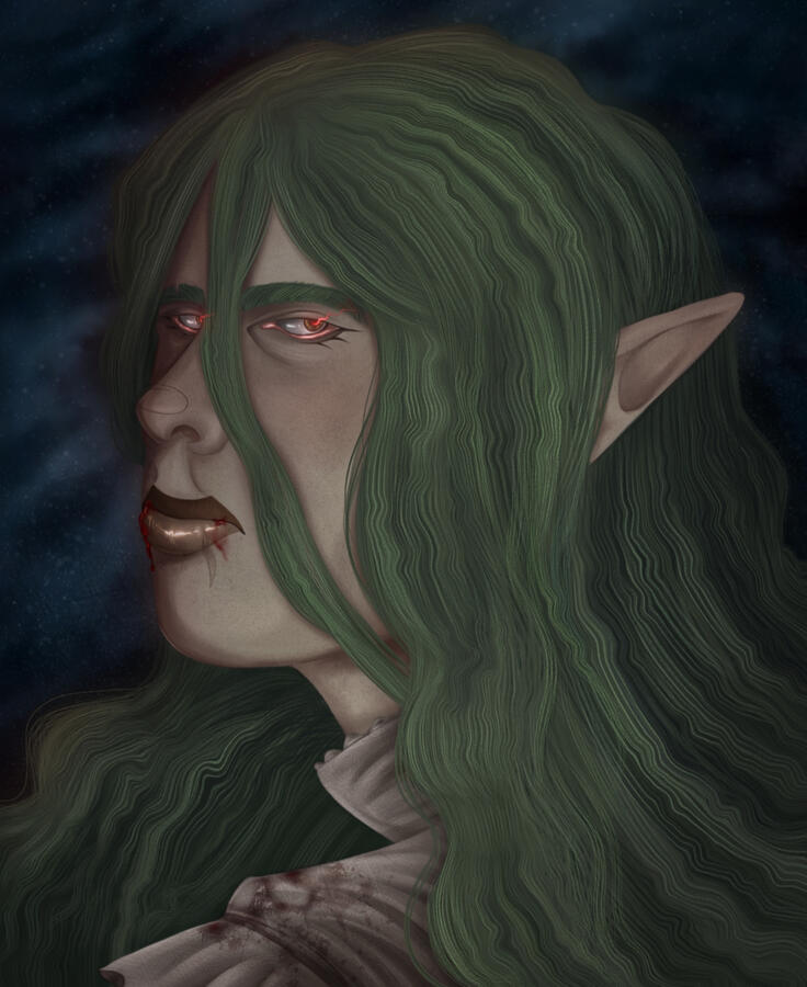 OC fanart for a mutual