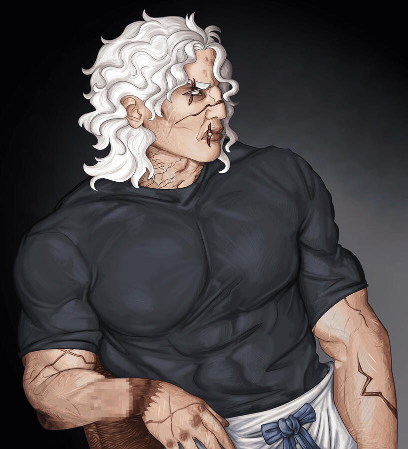 Inkro in Toji‘s clothes, OC art